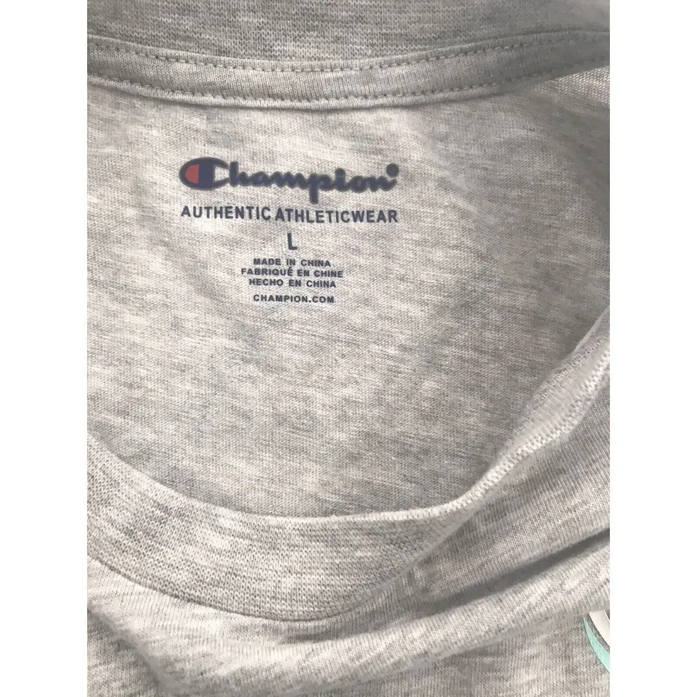 CHAMPION Big Girls Short Sleeves T-shirt -‎ Gray/Size L